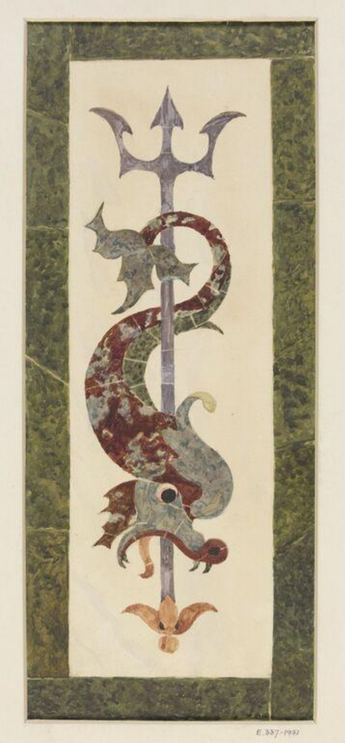 Watercolour drawing, E. Gray, 1870-1900