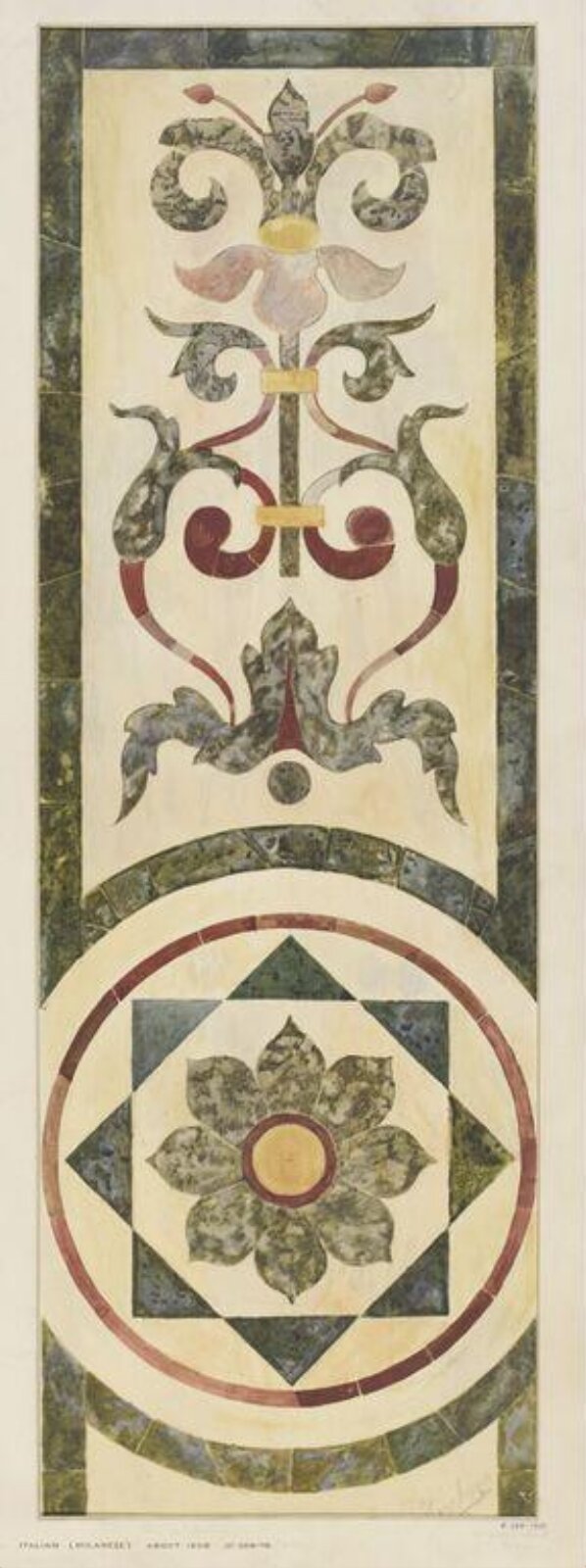 Watercolour drawing, E. Gray, 1870-1900