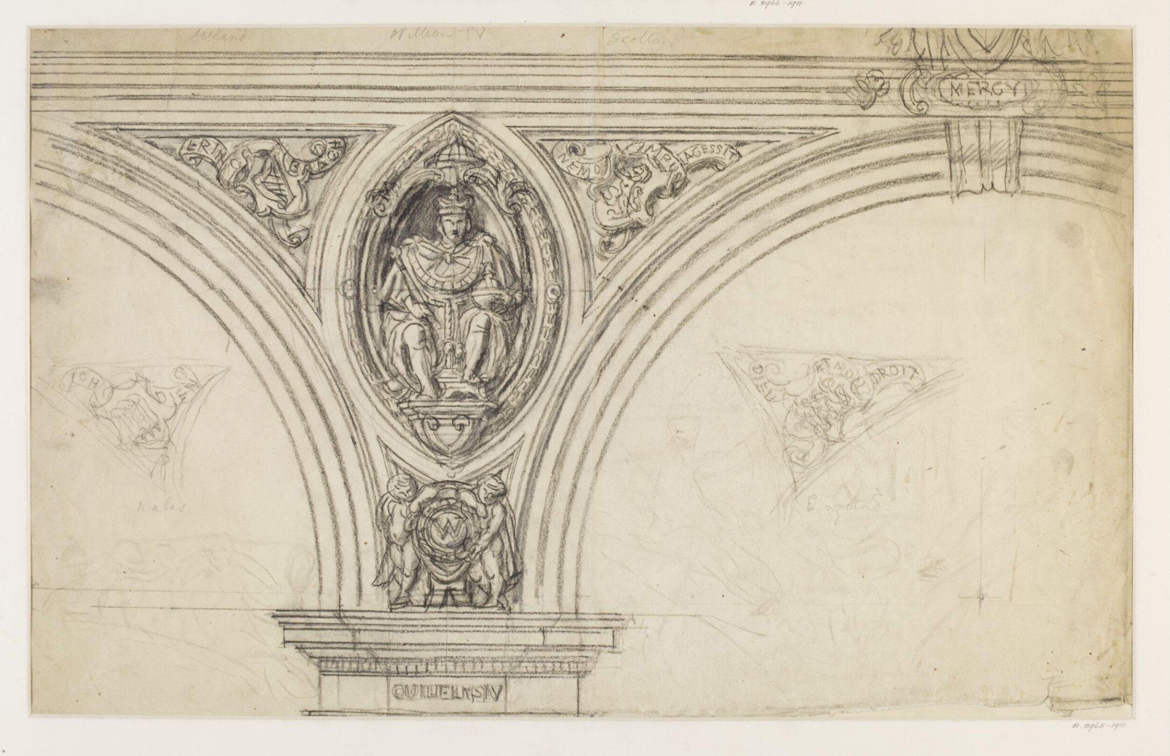 Decoration of a spandrel, townroe
