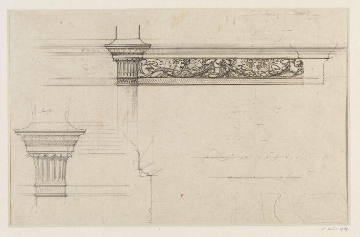 Design for architectural features and ornamentation for the V&A top image