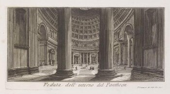 Interior view of the Pantheon