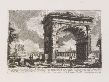 View of the Arch of Gallienus