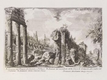 Remains of the Temple of Castor and Pollux