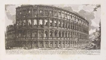 View of the Flavian Amphitheatre, called the Colosseum