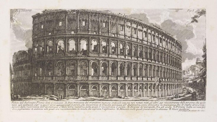 View of the Flavian Amphitheatre, called the Colosseum top image