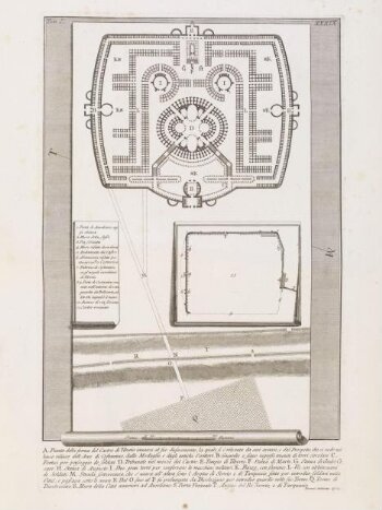 Plan of the Barracks of Tiberius