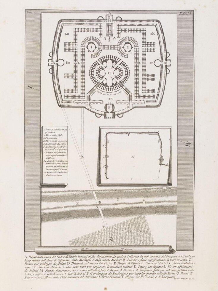 Plan of the Barracks of Tiberius top image