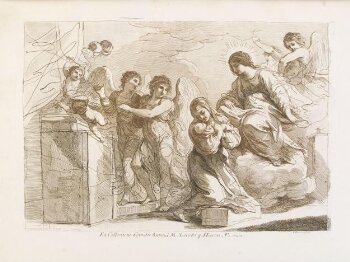 Raccolta di alcuni disegni del Barberi da Cento detto Il Guercino