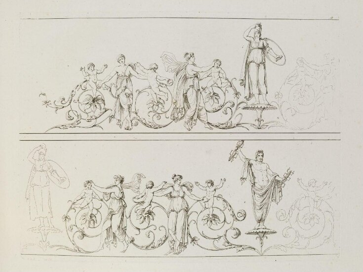 Peintures de la Sala Borgia, au Vatican, de l'Invention de Raphael, recueillies par les Piranesi et dessinées par Thomas Piroli top image
