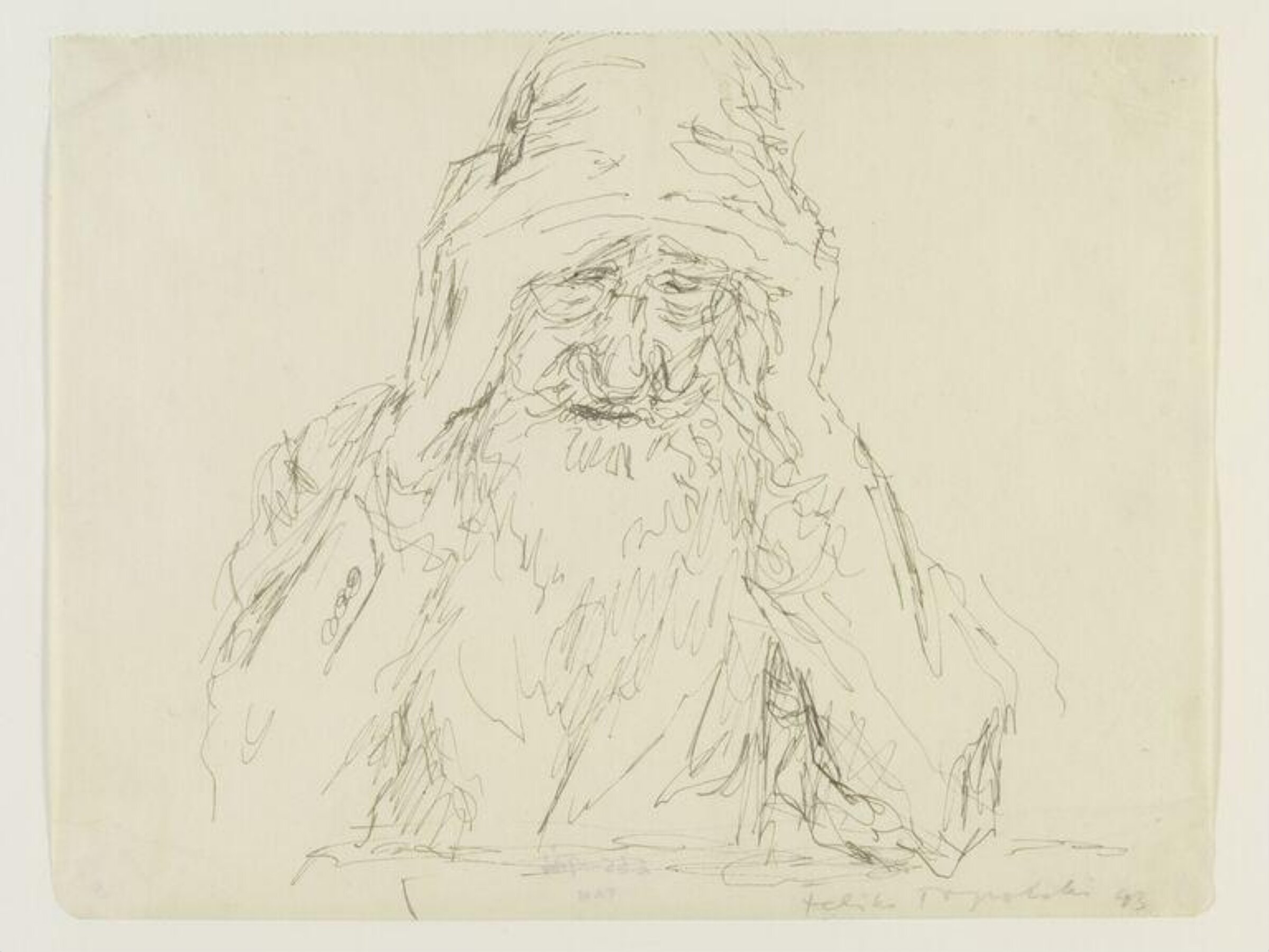 George Bernard Shaw, Feliks Topolski, 1943