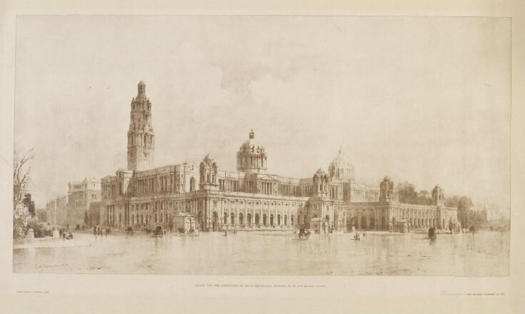 Design for the Completion of South Kensington Museum top image