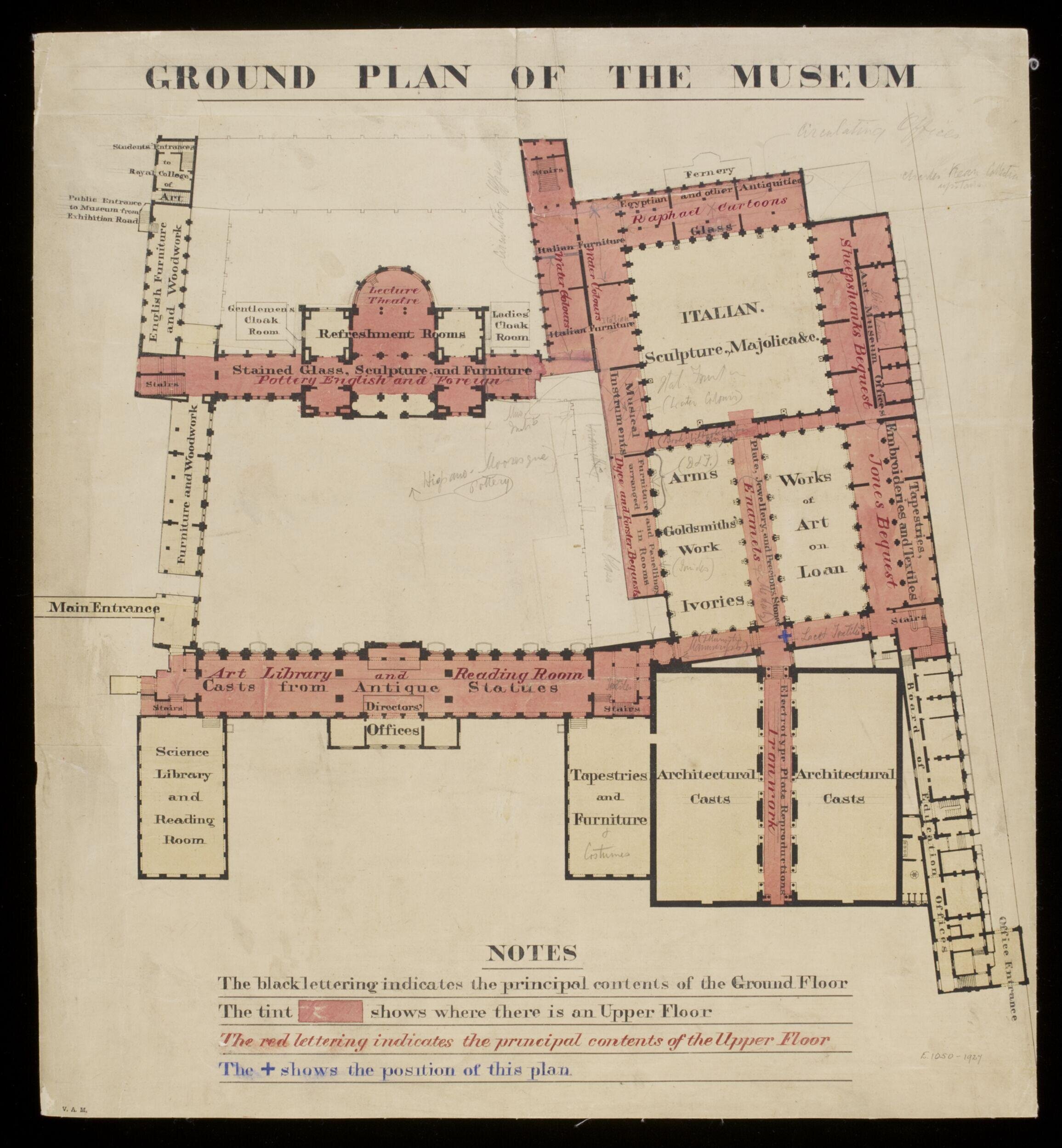 Ground Plan of the Museum