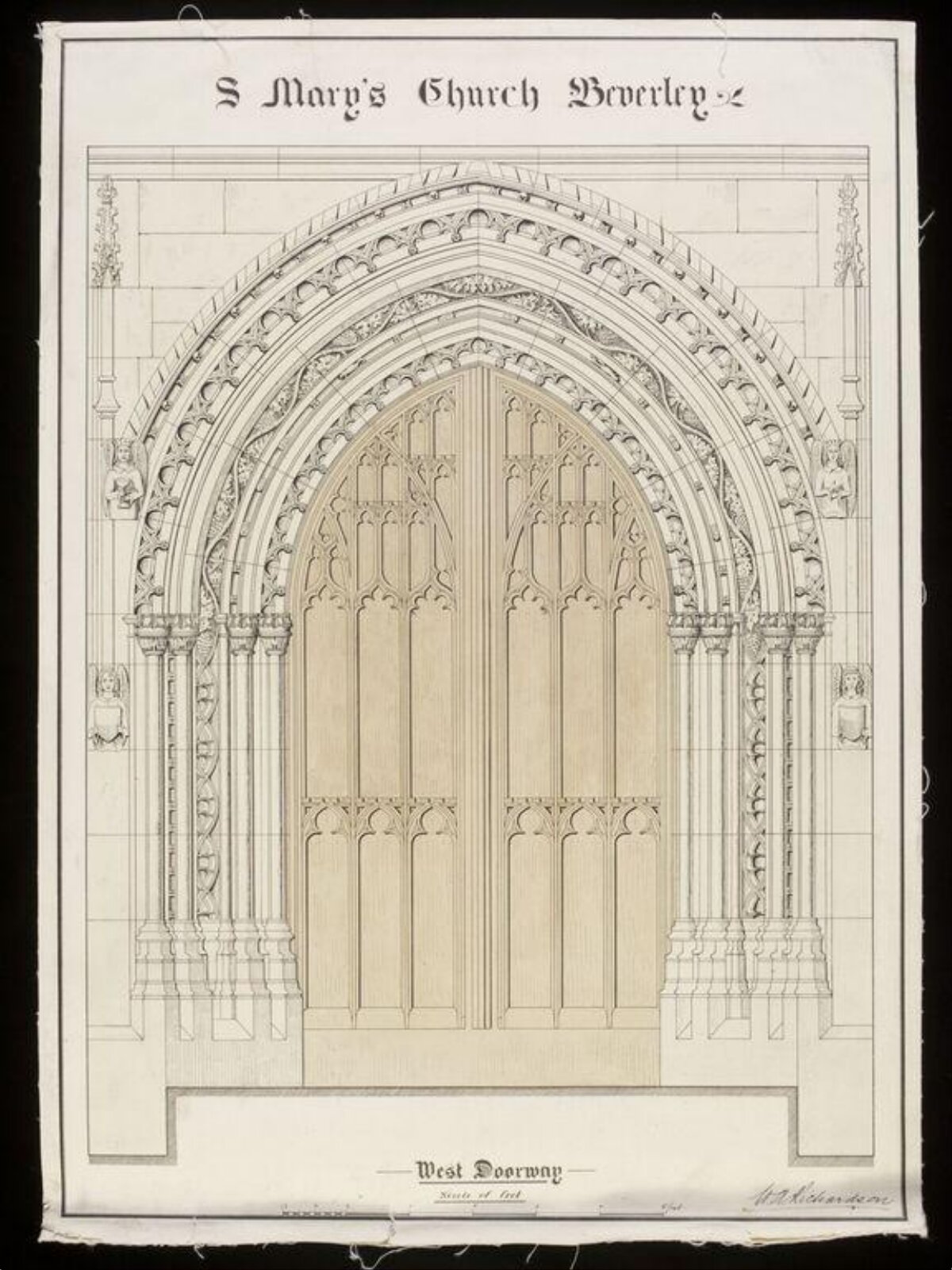 Drawing, W. A. Richardson, c.1880