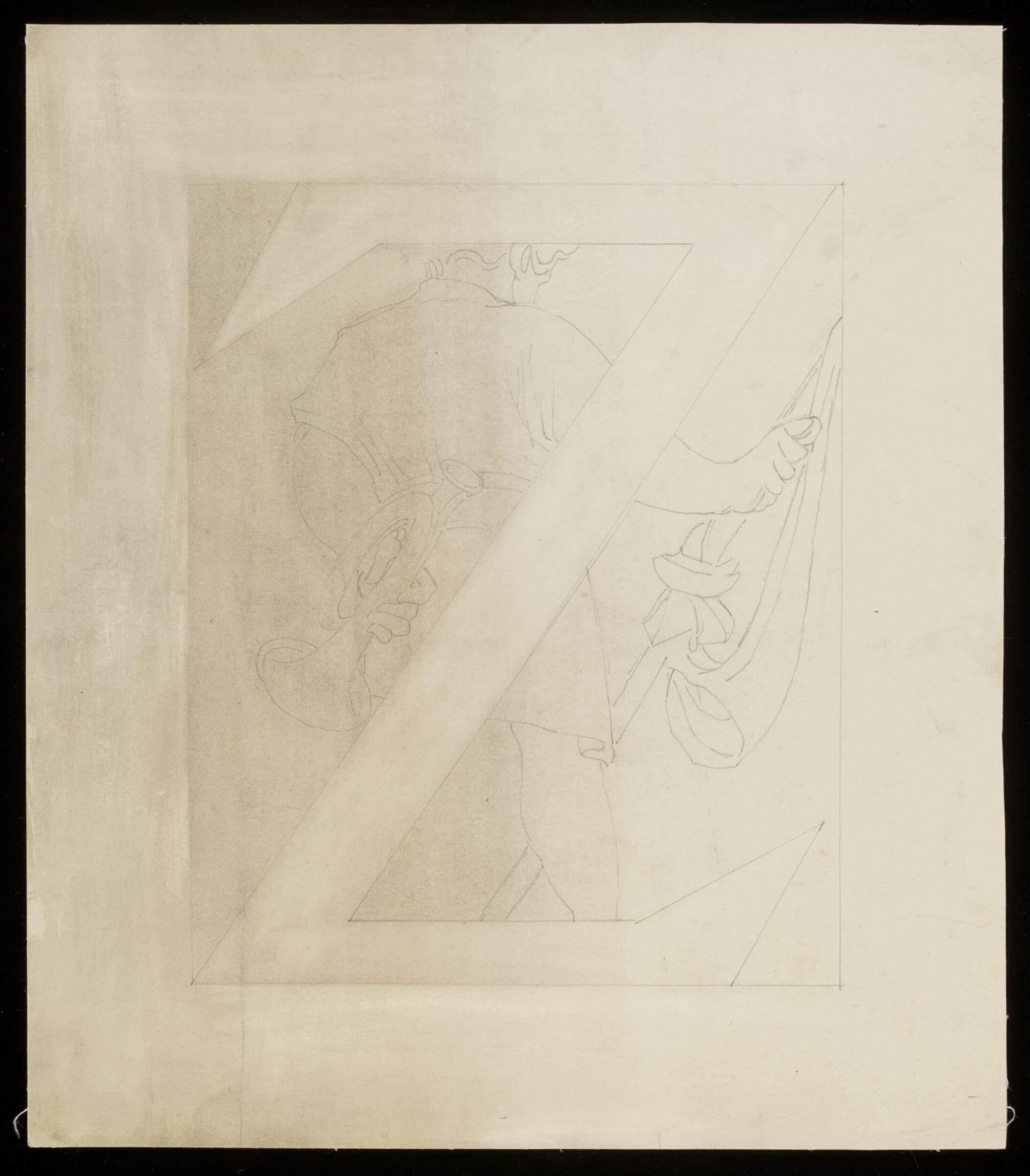 1 of 23 designs of letters for the inscription in Refreshment Rooms, the V&A, Godfrey Sykes, mid 19th century
