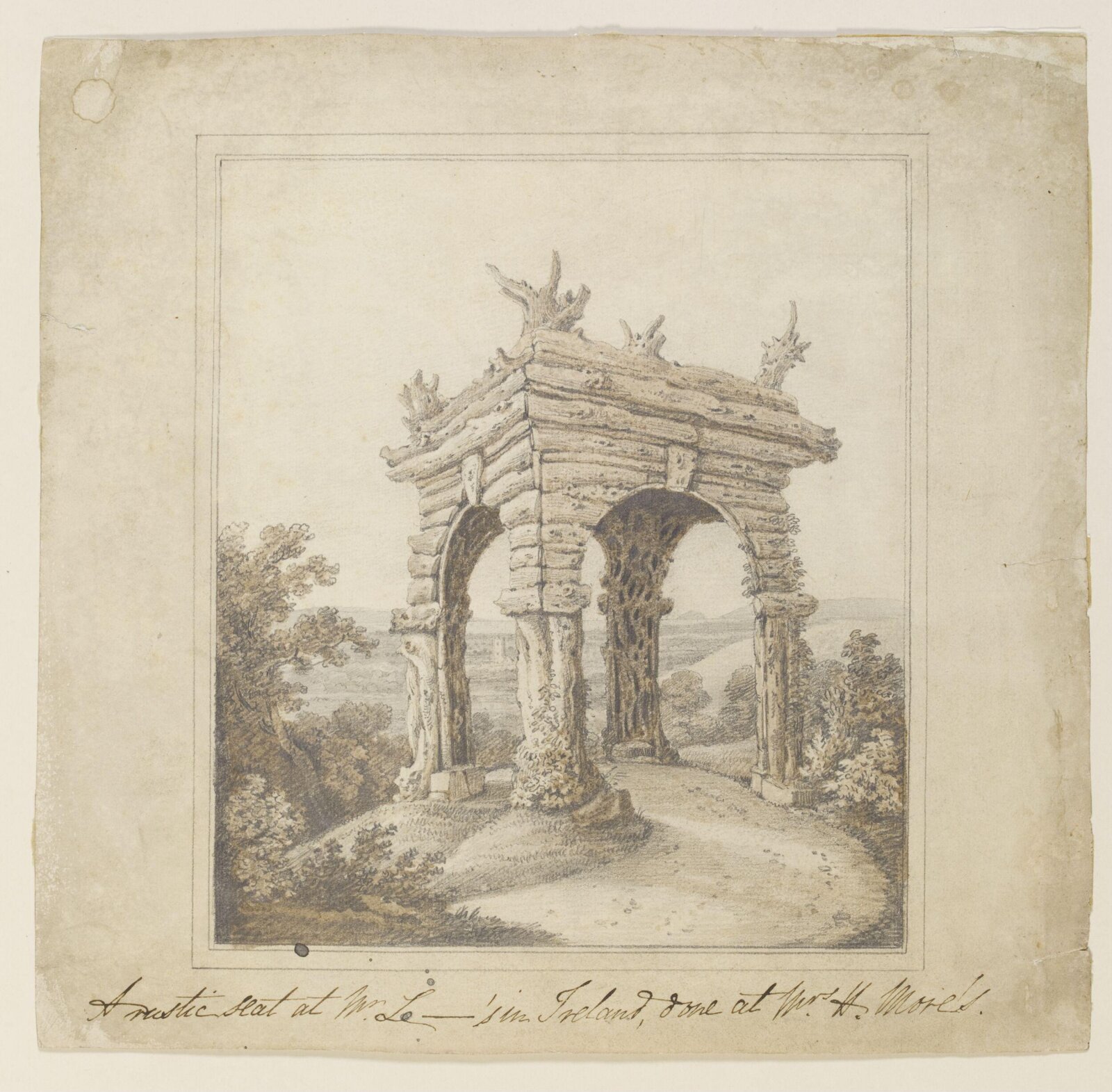 Drawing, Robert Adam, 18th century