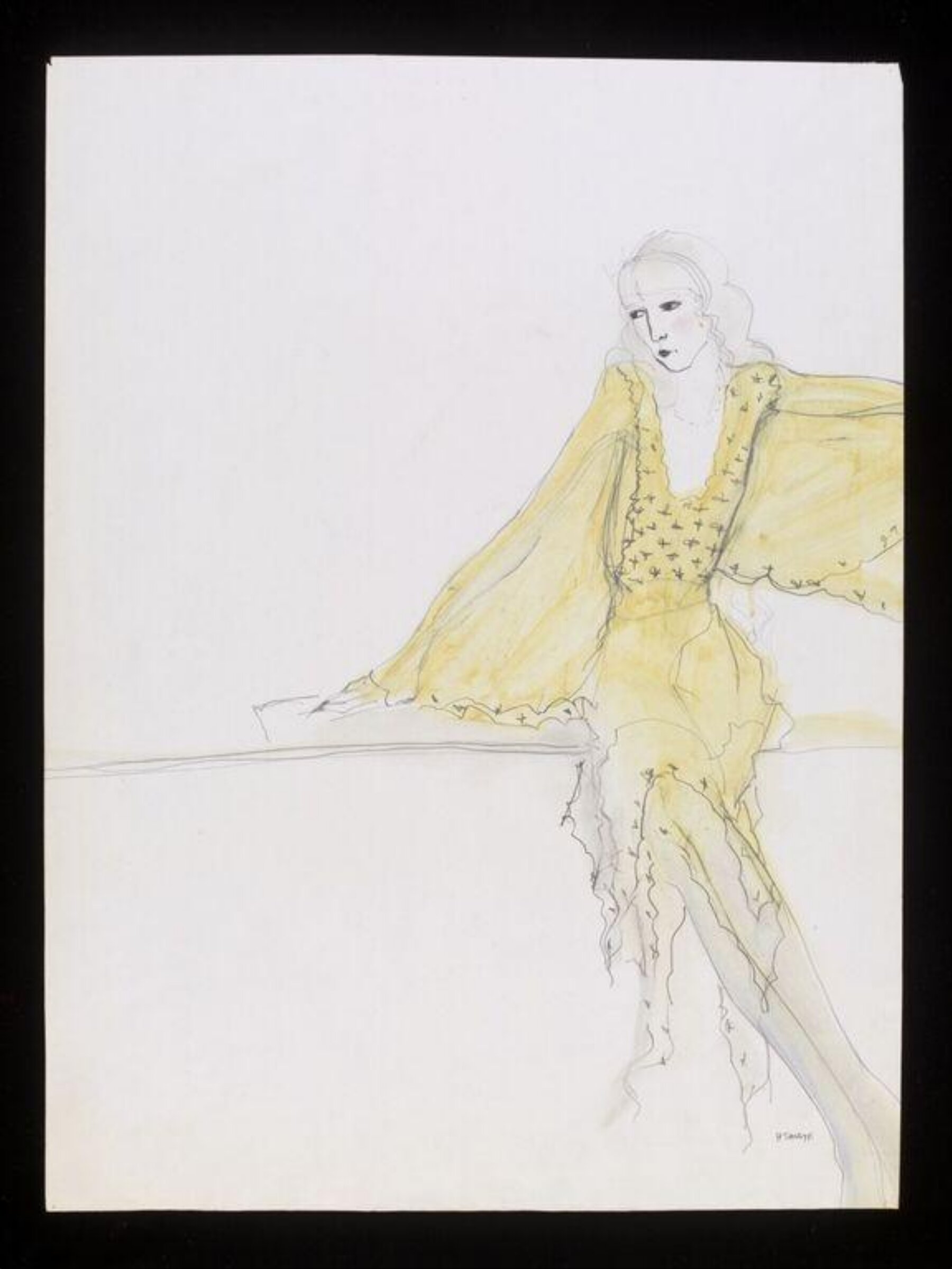 Drawing, Howard Tangye, 1970s