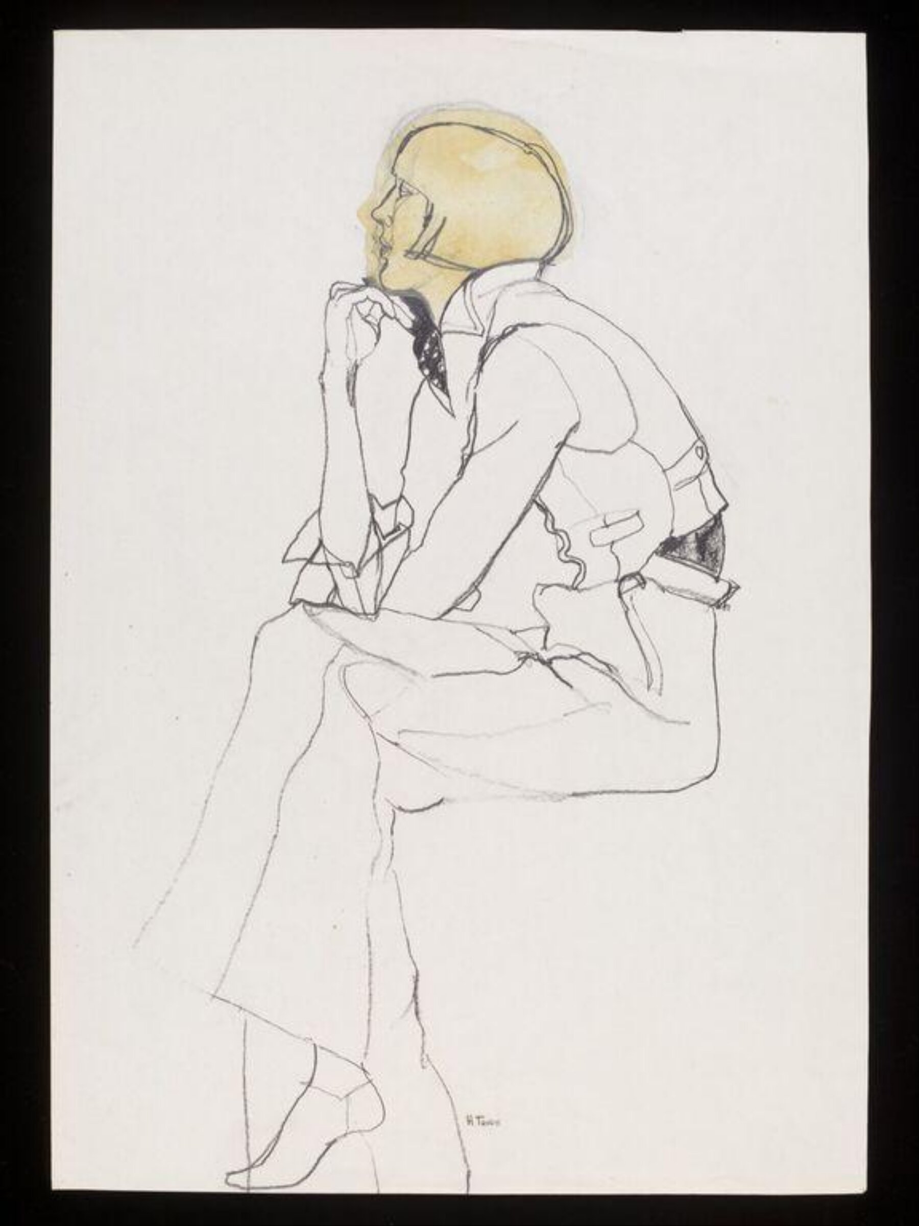 Drawing, Howard Tangye, 1970s