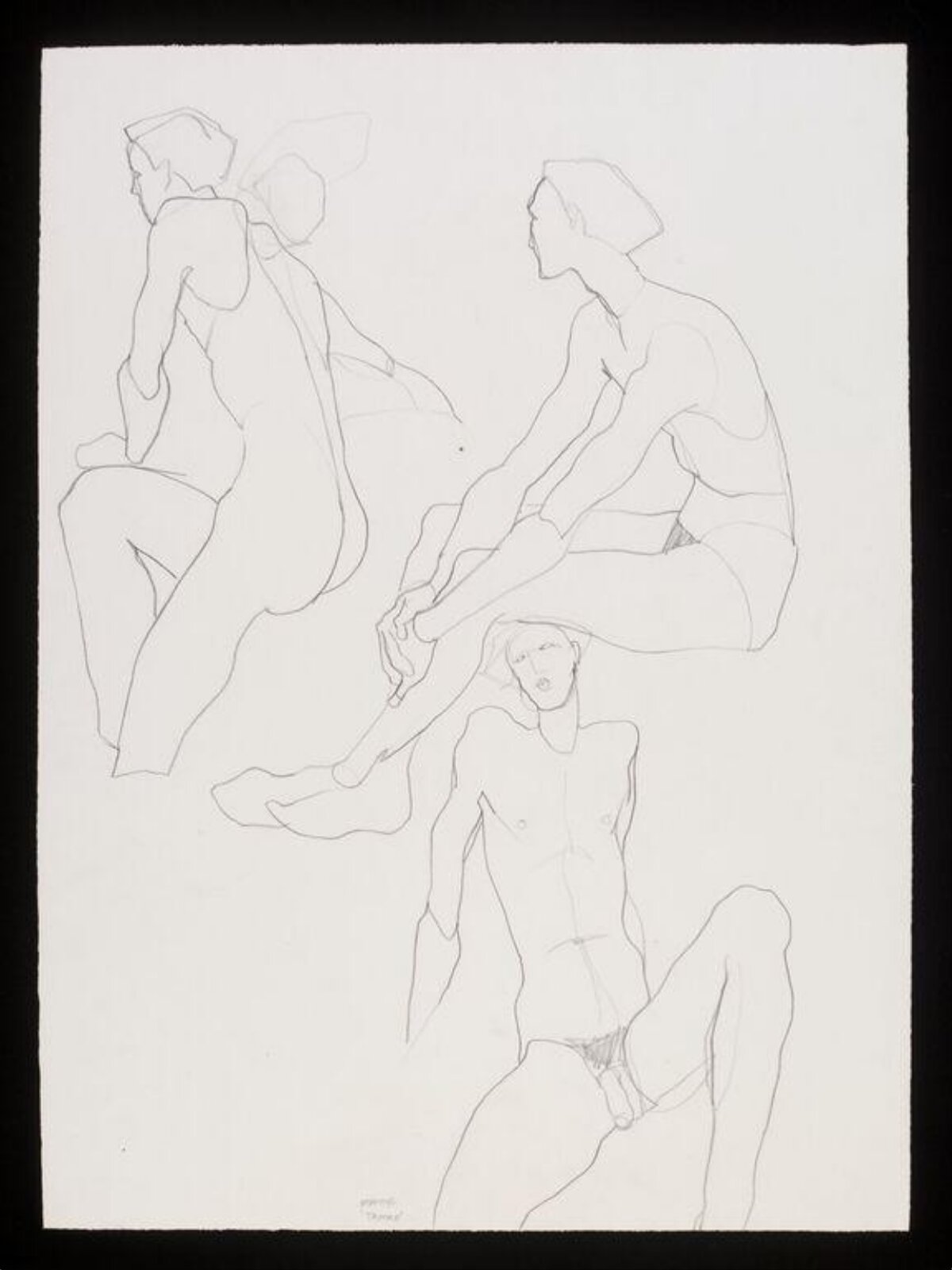 Drawing, Howard Tangye, 1980s