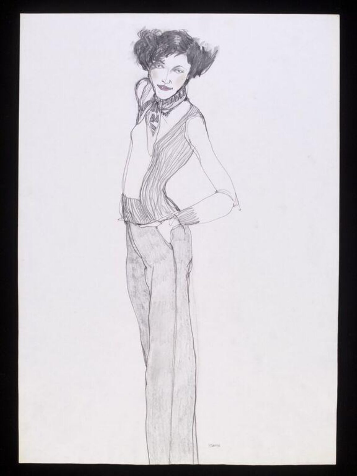 Drawing, Howard Tangye, 1970s