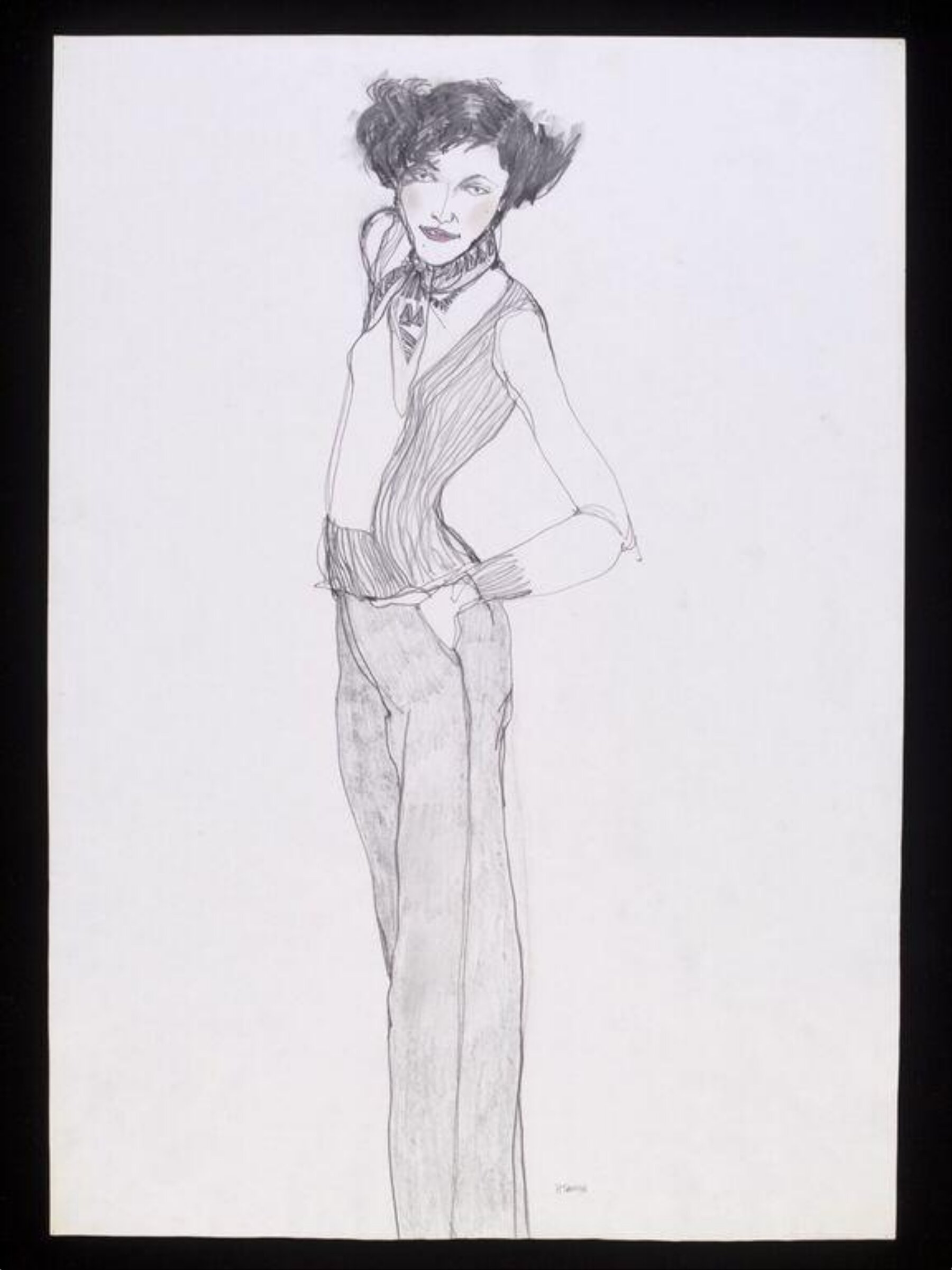 Drawing, Howard Tangye, 1970s