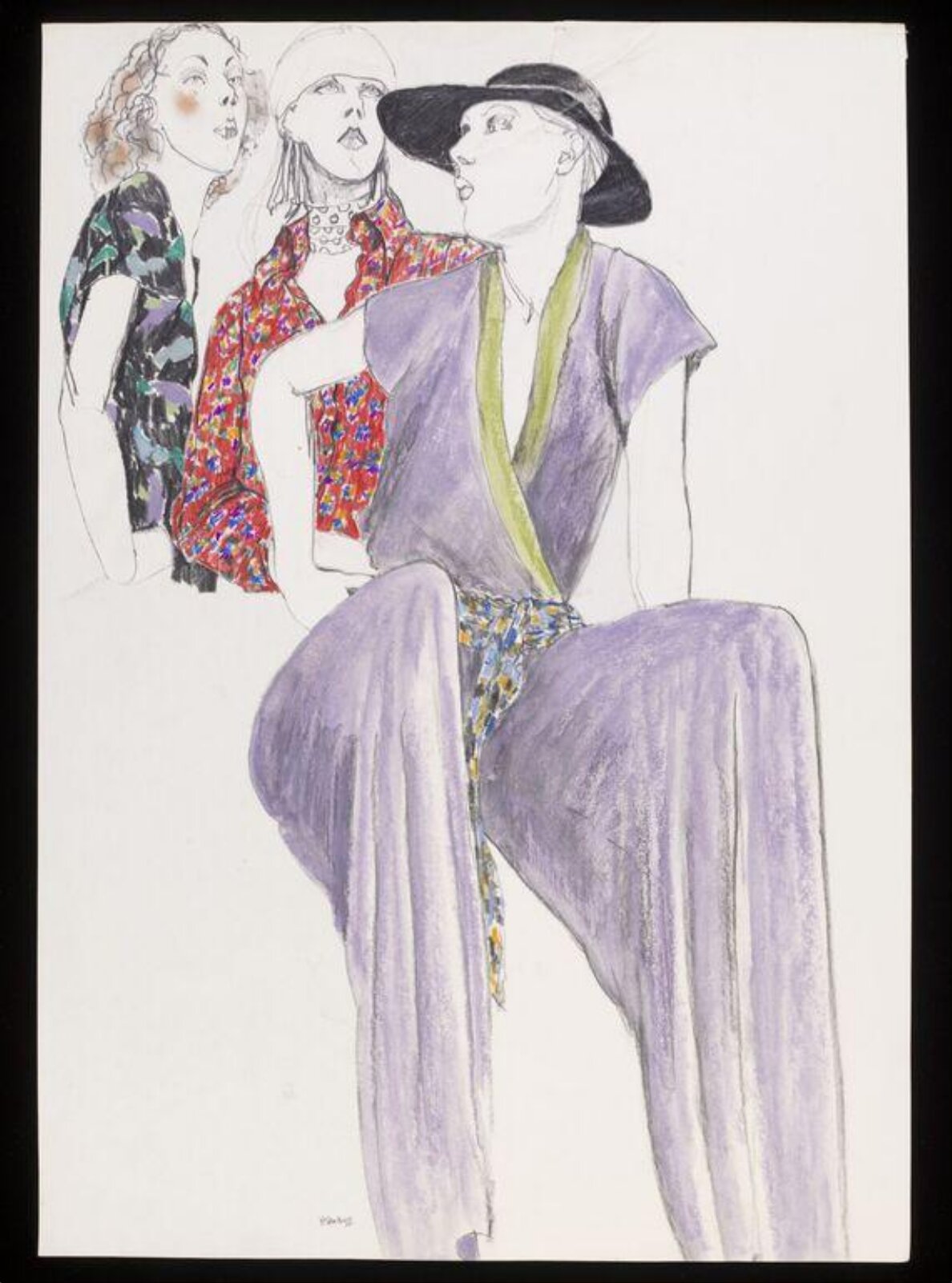 Drawing, Howard Tangye, 1970s