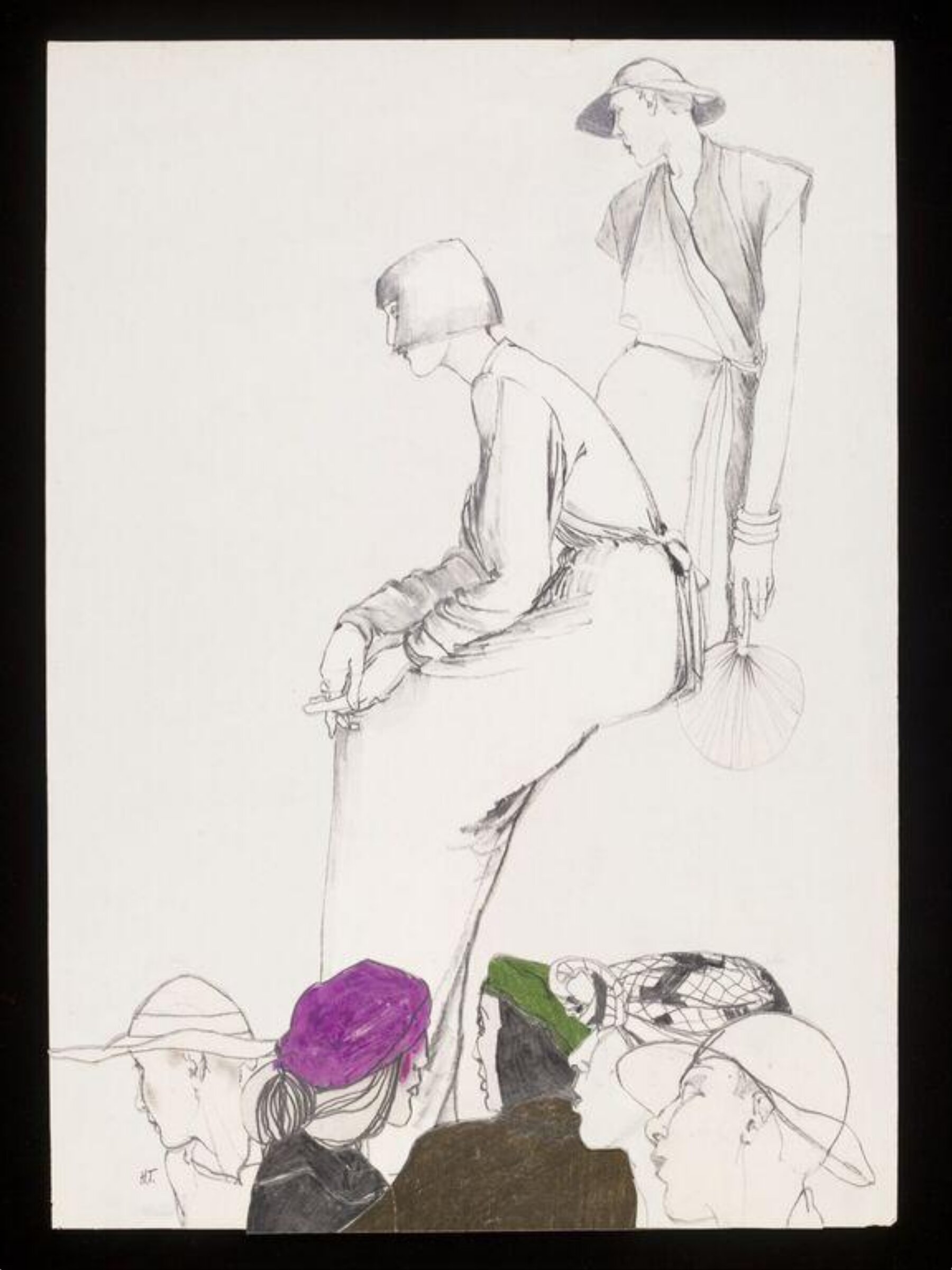 Drawing, Howard Tangye, 1970s