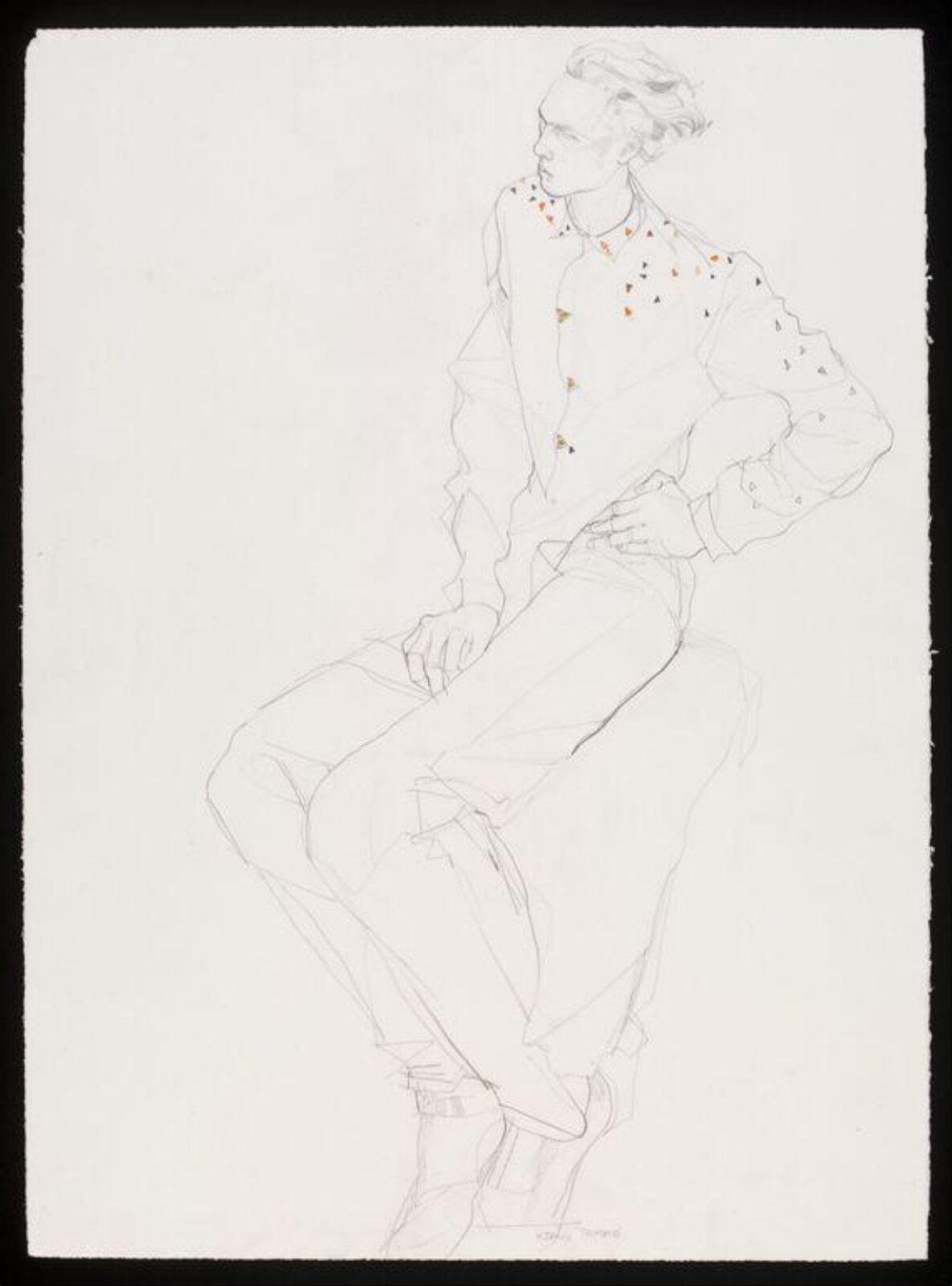 Drawing, Howard Tangye, 1980s