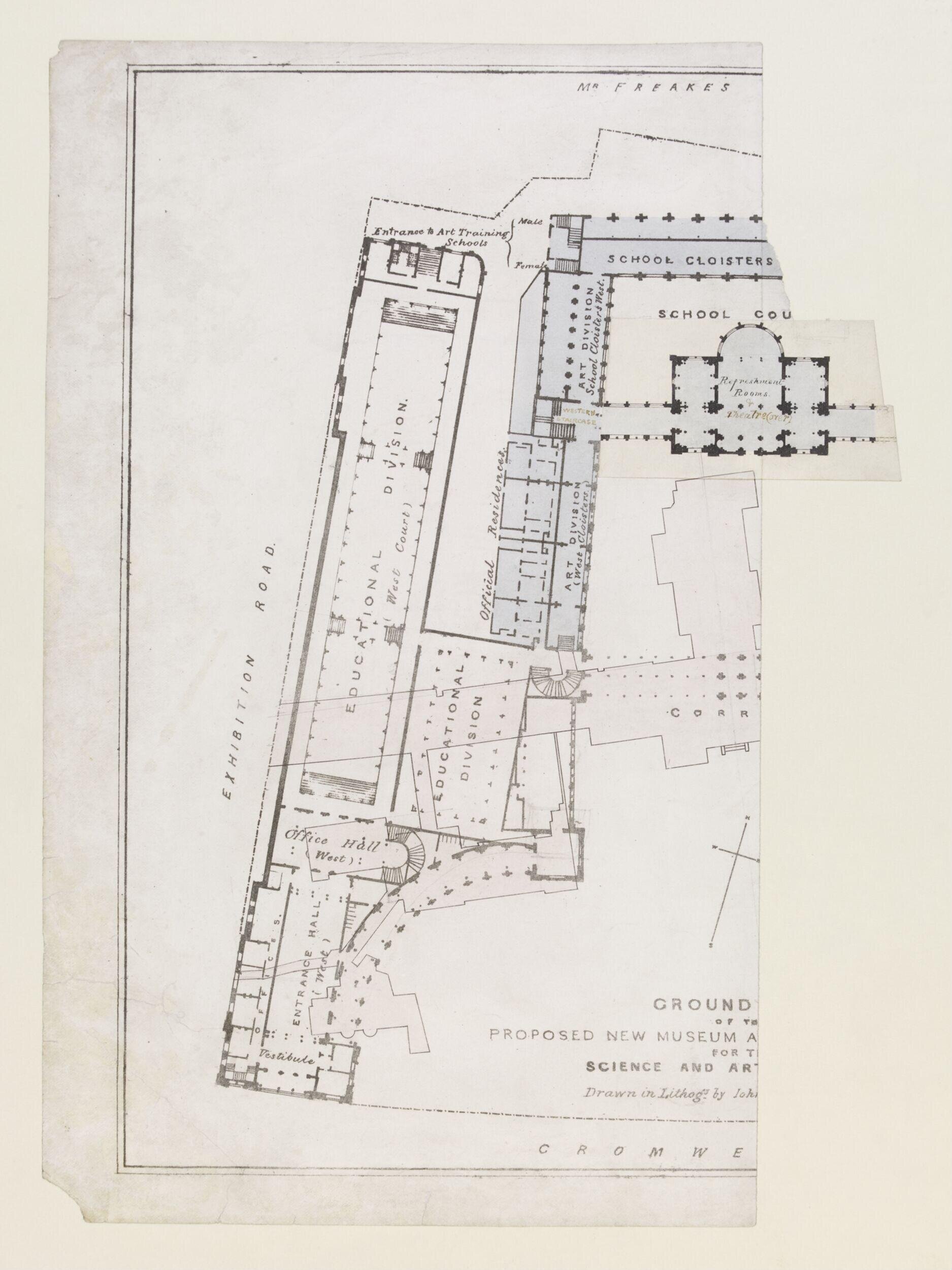 Ground Plan of the Proposed New Museum at South Kensington for the Science and Art Department