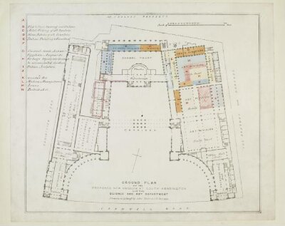 Ground Plan of the Proposed New Museum at South Kensington for the Science and Art Department