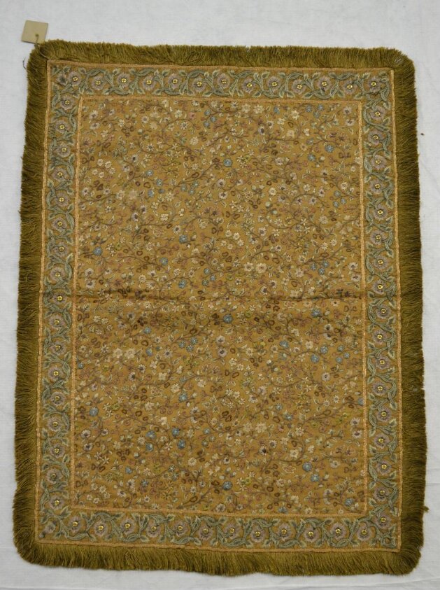 Chair cover — Leek Embroidery Society — 1879