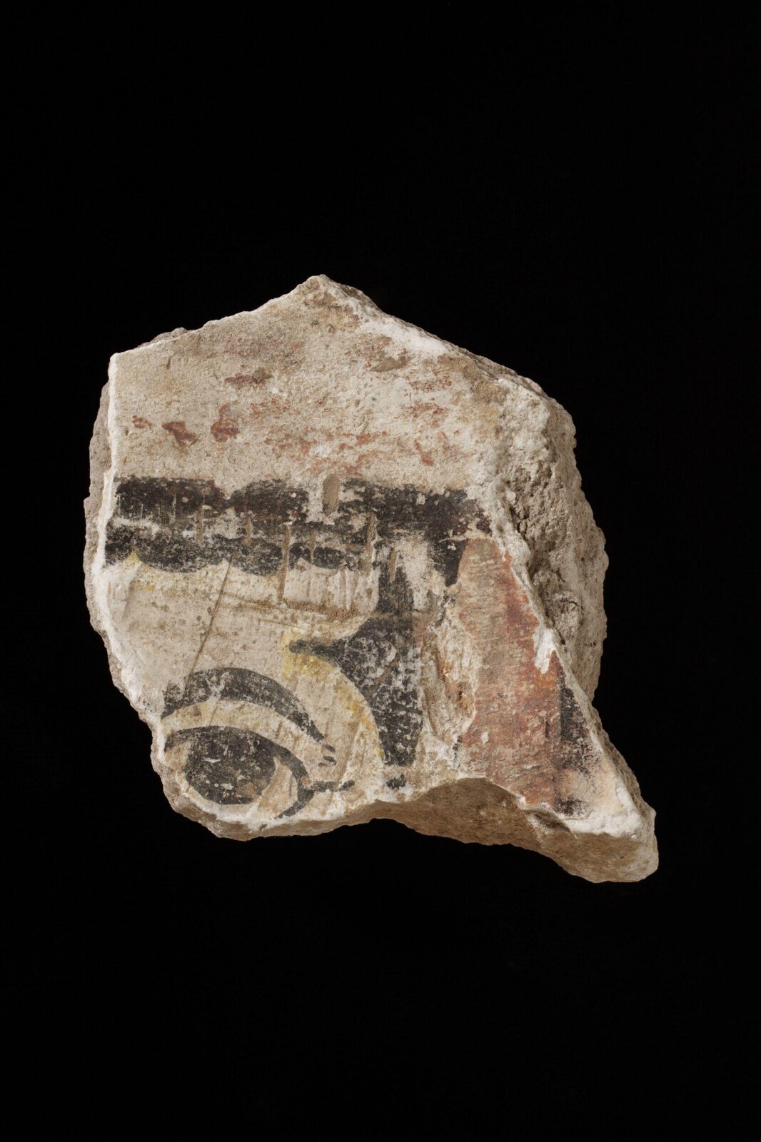 Wall painting fragment, 836-900