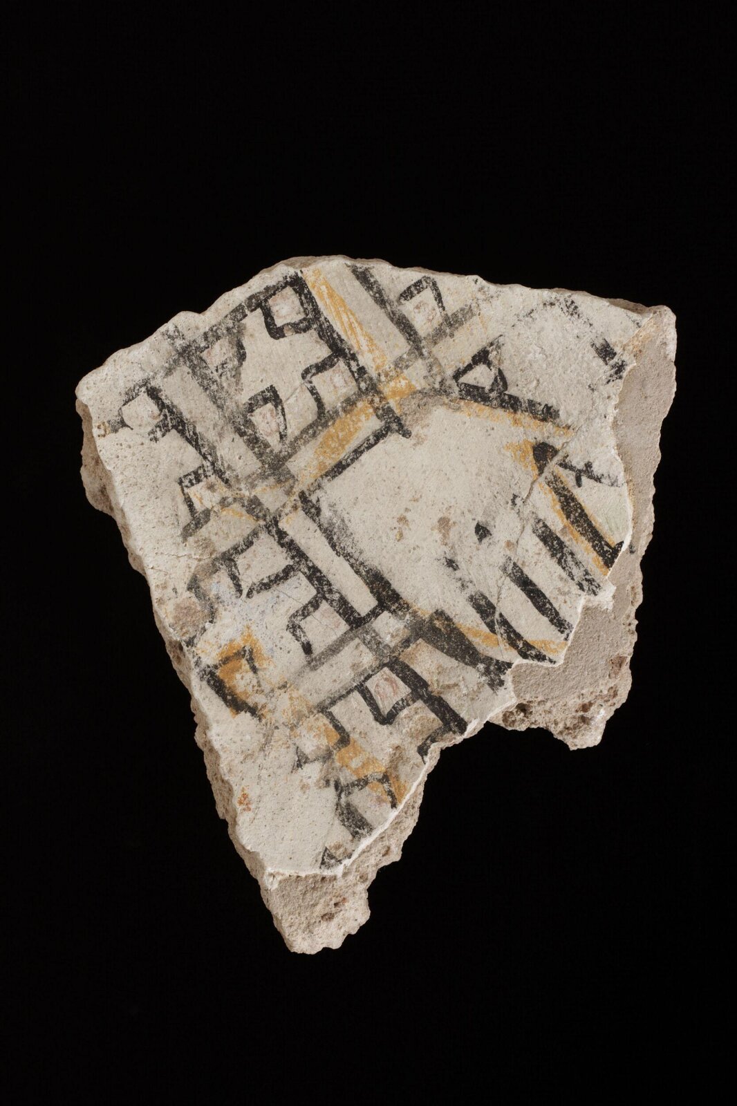 Wall painting fragment, 836-900