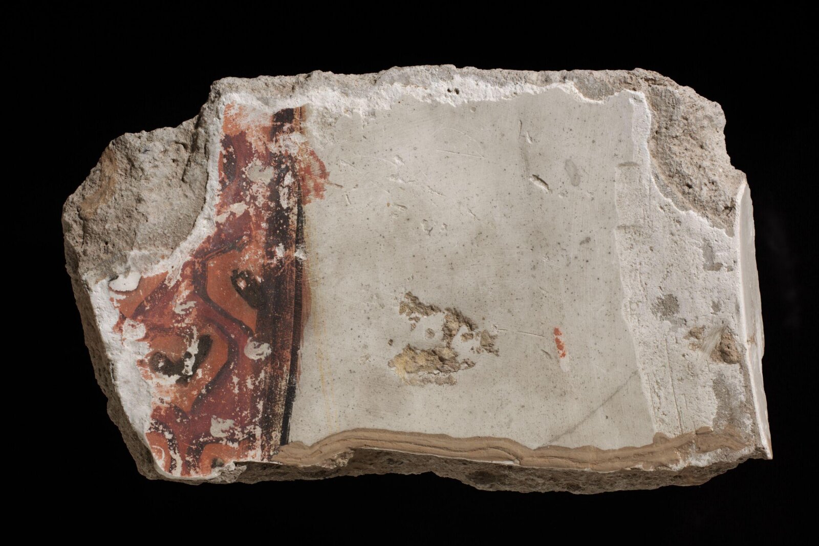 Wall painting fragment, 836-900