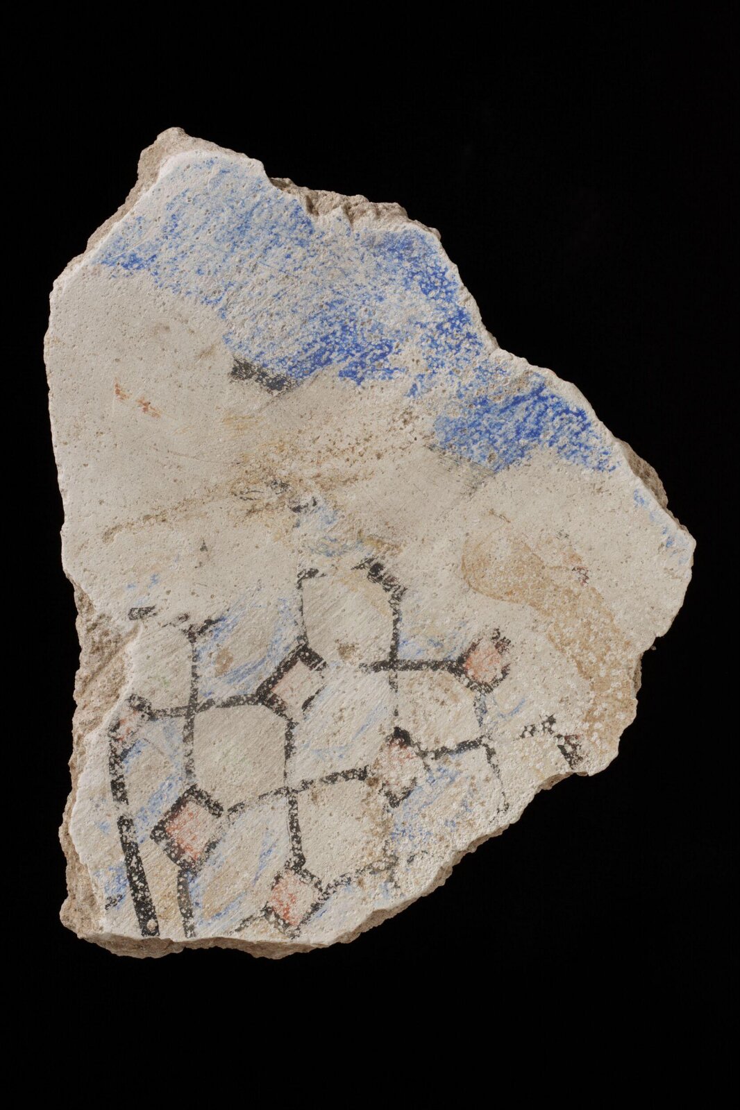 Wall painting fragment, 836-900