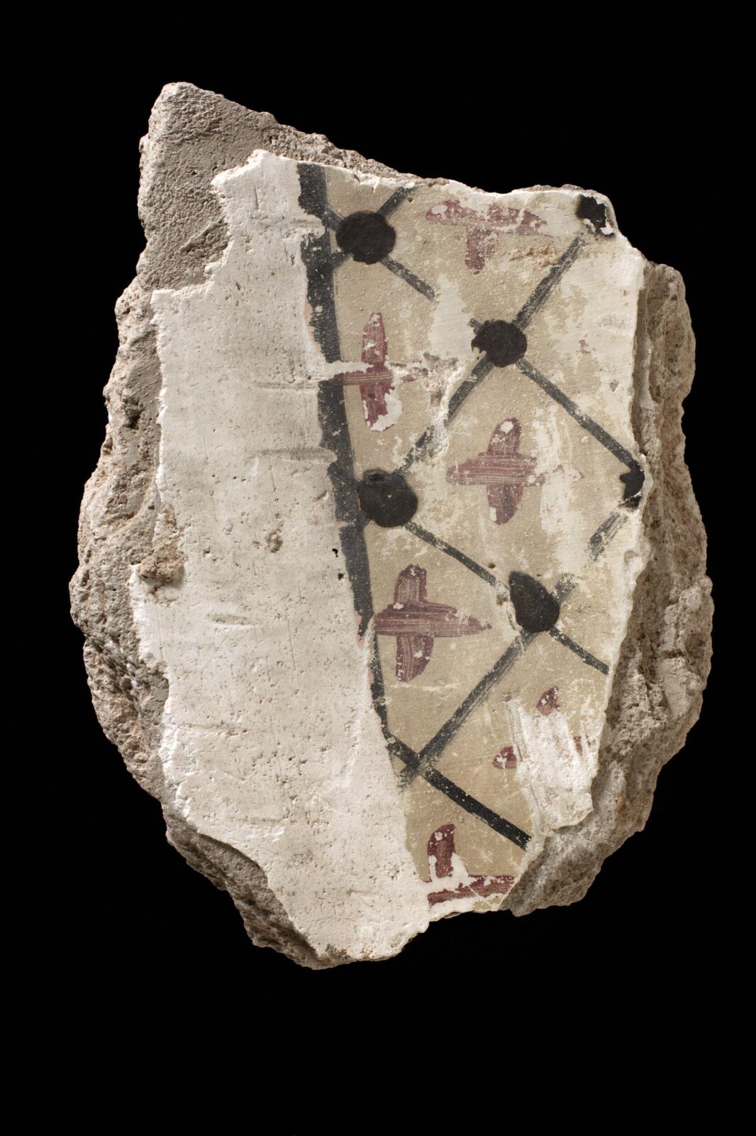 Wall painting fragment, 836-900