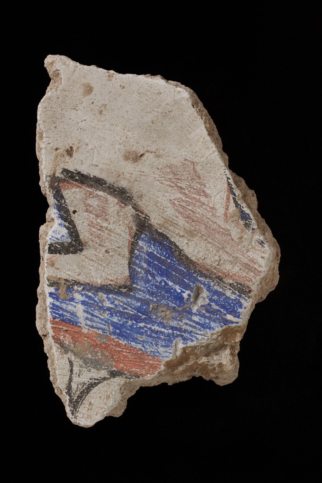 Wall painting fragment, 836-900