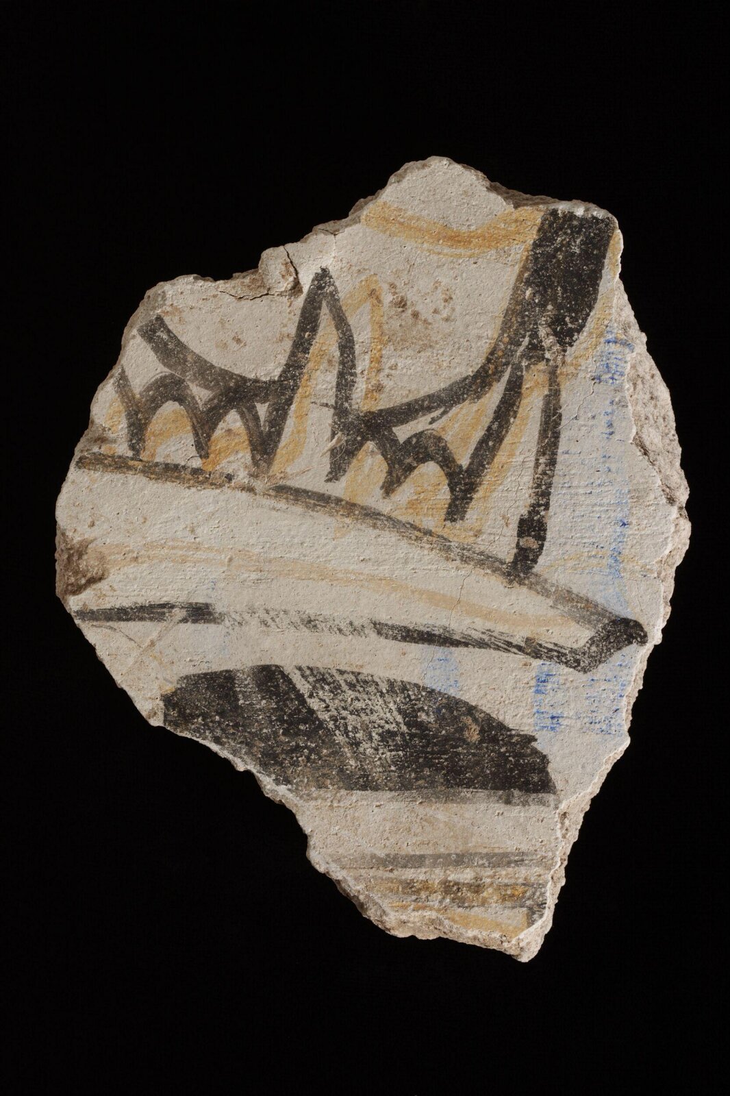 Wall painting fragment, 836-900