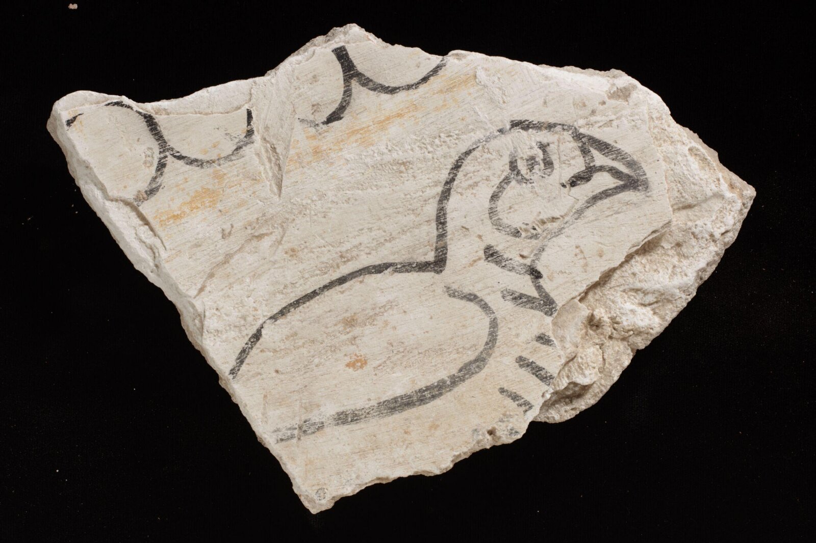 Wall painting fragment, 836-900