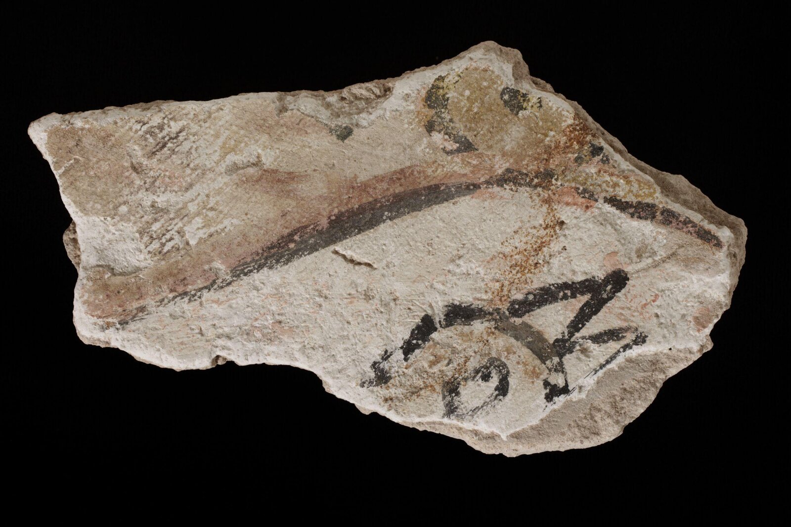 Wall painting fragment, 836-900