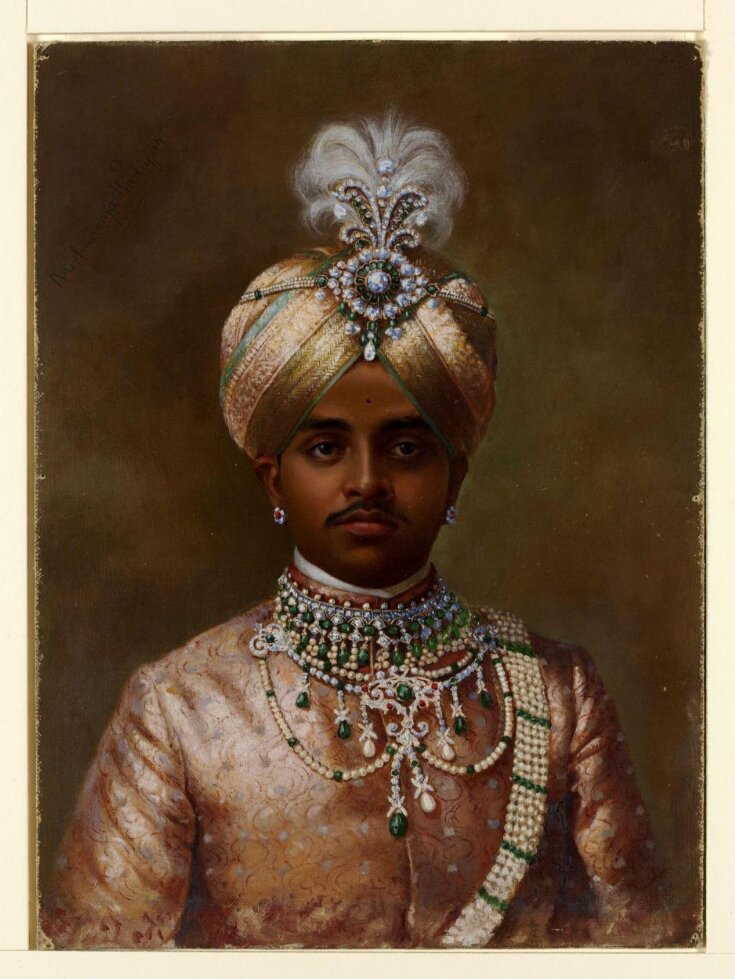 Portrait of Maharaja Sir Sri Krishnaraja Wodeyar Bahadur top image