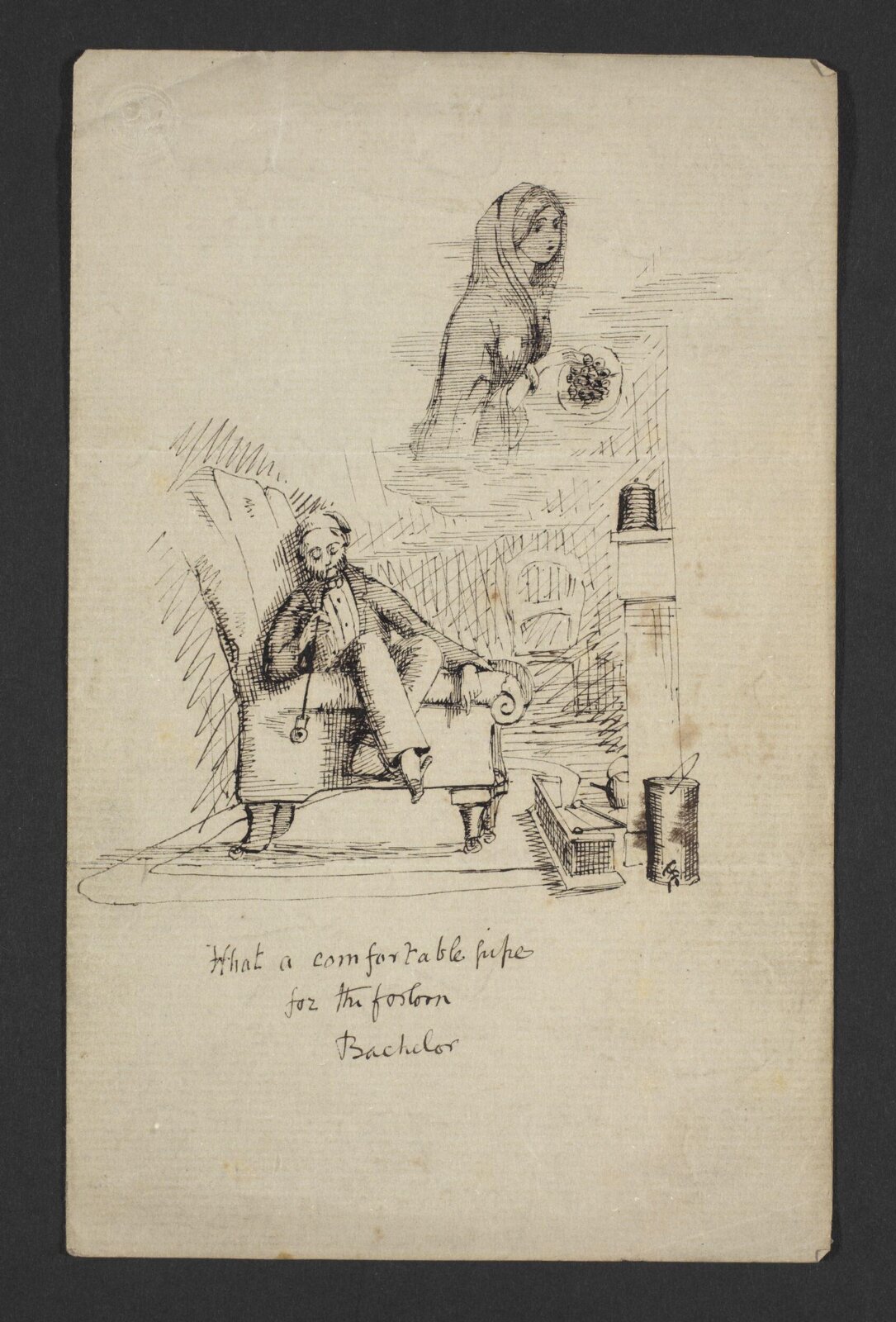 Drawing, Oscar Byrn, 19th century