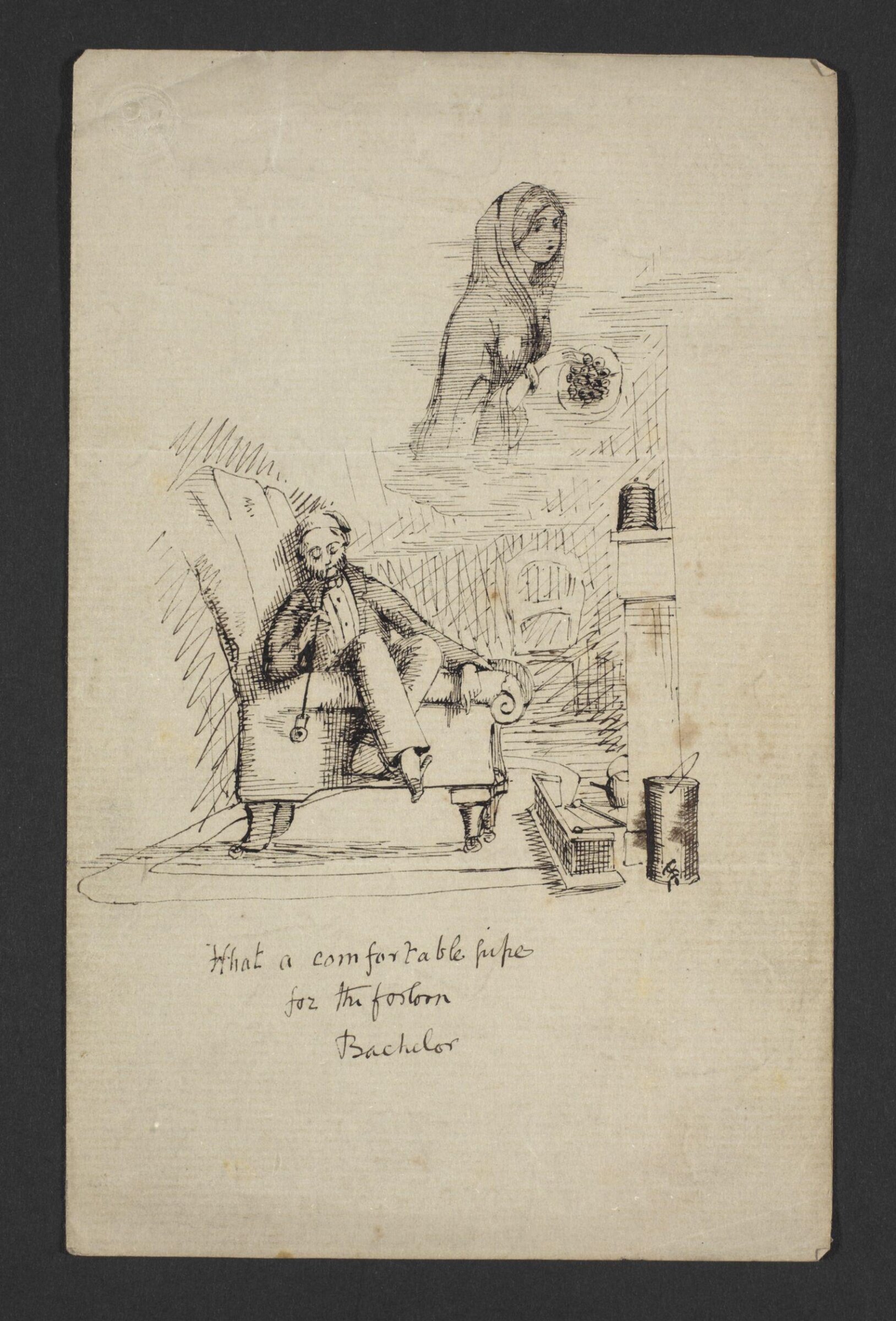 Drawing, Oscar Byrn, 19th century