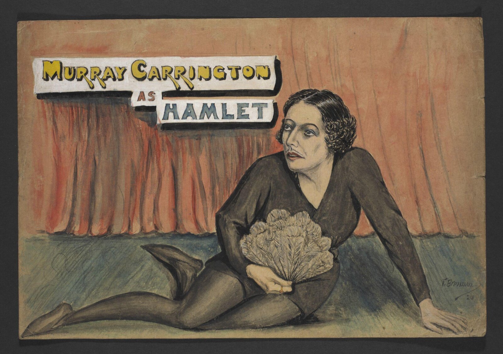 Murray Carrington as Hamlet, T. Brennan, 20th century