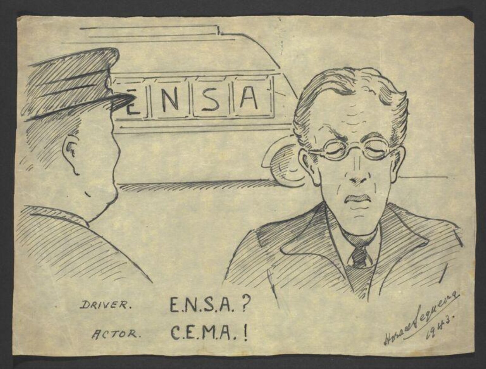 E.N.S.A. and C.E.M.A., Horace Sequeira, 1943