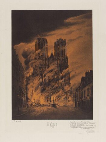 Reims en ruines