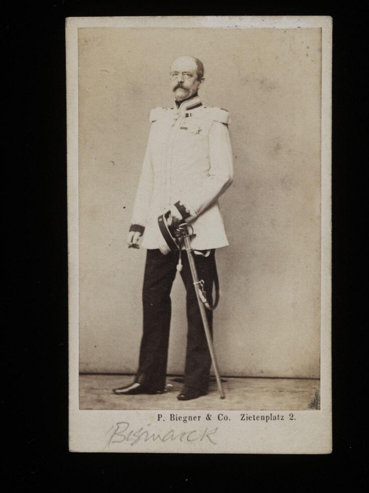 Photograph of Otto von Bismarck image