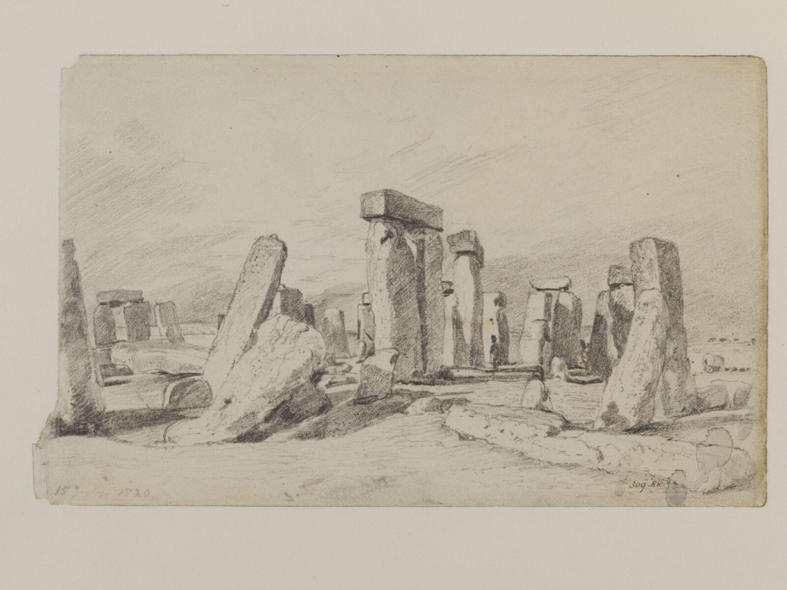 Stonehenge, John Constable, 15/07/1820