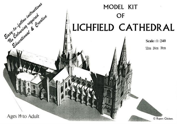 Model Kit of Lichfield Cathedral top image
