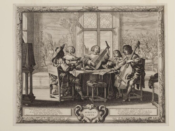 Auditus | François Langlois | Melchior Tavernier II | Abraham Bosse | V ...