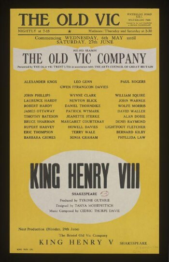 King Henry VIII poster